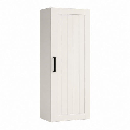 Kleiderschrank 1-türig Weiß MDF rechteckig 60 x 50 x 180 cm